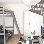 Accommodatie bij particulieren Centre - Salle De Bain, Refrigerateur, Tv Et Machine A Cafe Privatifs - Cuisine Commune - Terrasse - De A 200m *