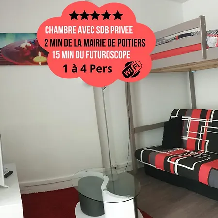 Centre - Salle De Bain, Refrigerateur, Tv Et Machine A Cafe Privatifs - Cuisine Commune - Terrasse - De A 200m
